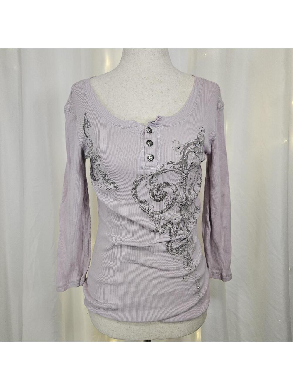 Y2k vintage one world pink graphic top size medium 100% cotton
